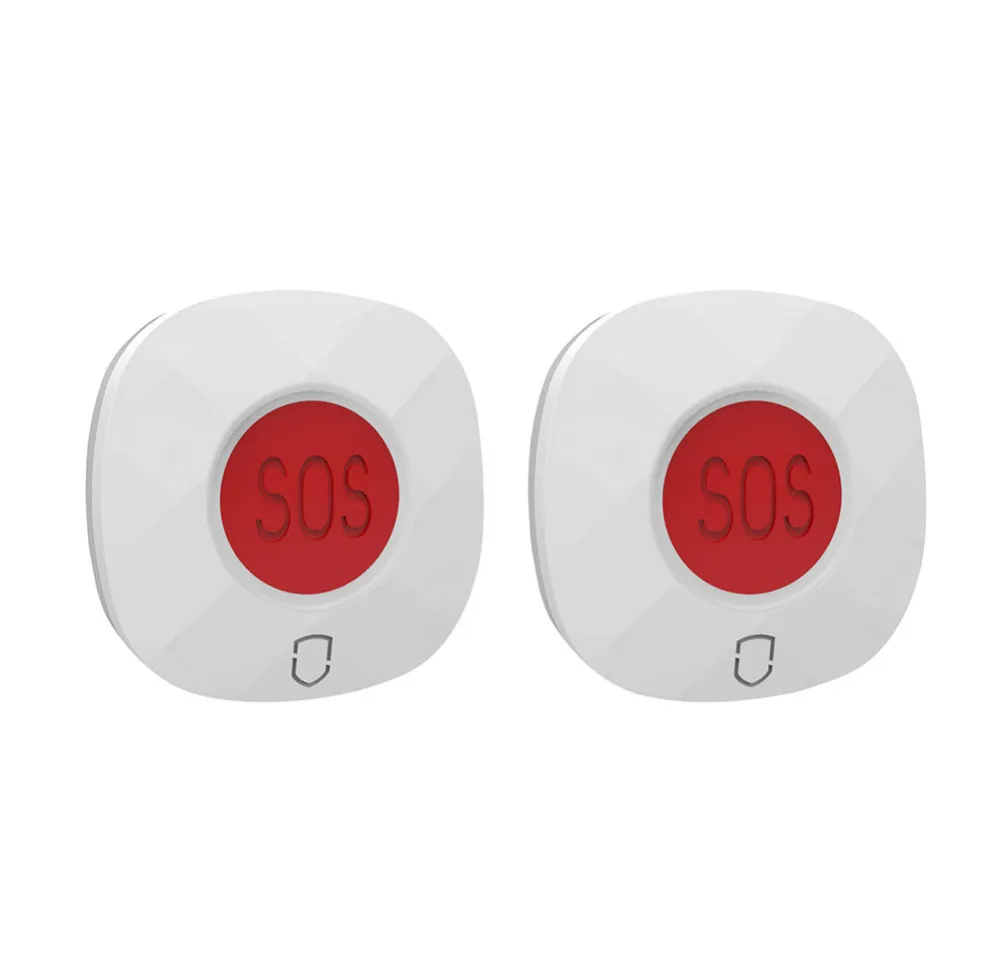 2 x Wolf-Guard 433MHz Wireless Emergency Alarm Panic SOS Button Home Hospital Security Alarm System for Elderly/Patients/Child 2 x Wolf-Guard 433MHz Wireless Emergency Alarm Panic SOS Button Home Hospital Security Alarm System for Elderly/Patients/Child
