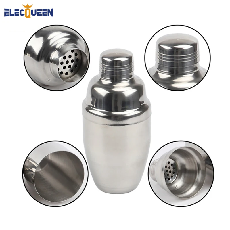Shaker Cocktail Stainless Steel Mixer Drink Set Bartender Bar Martini Tools Kit