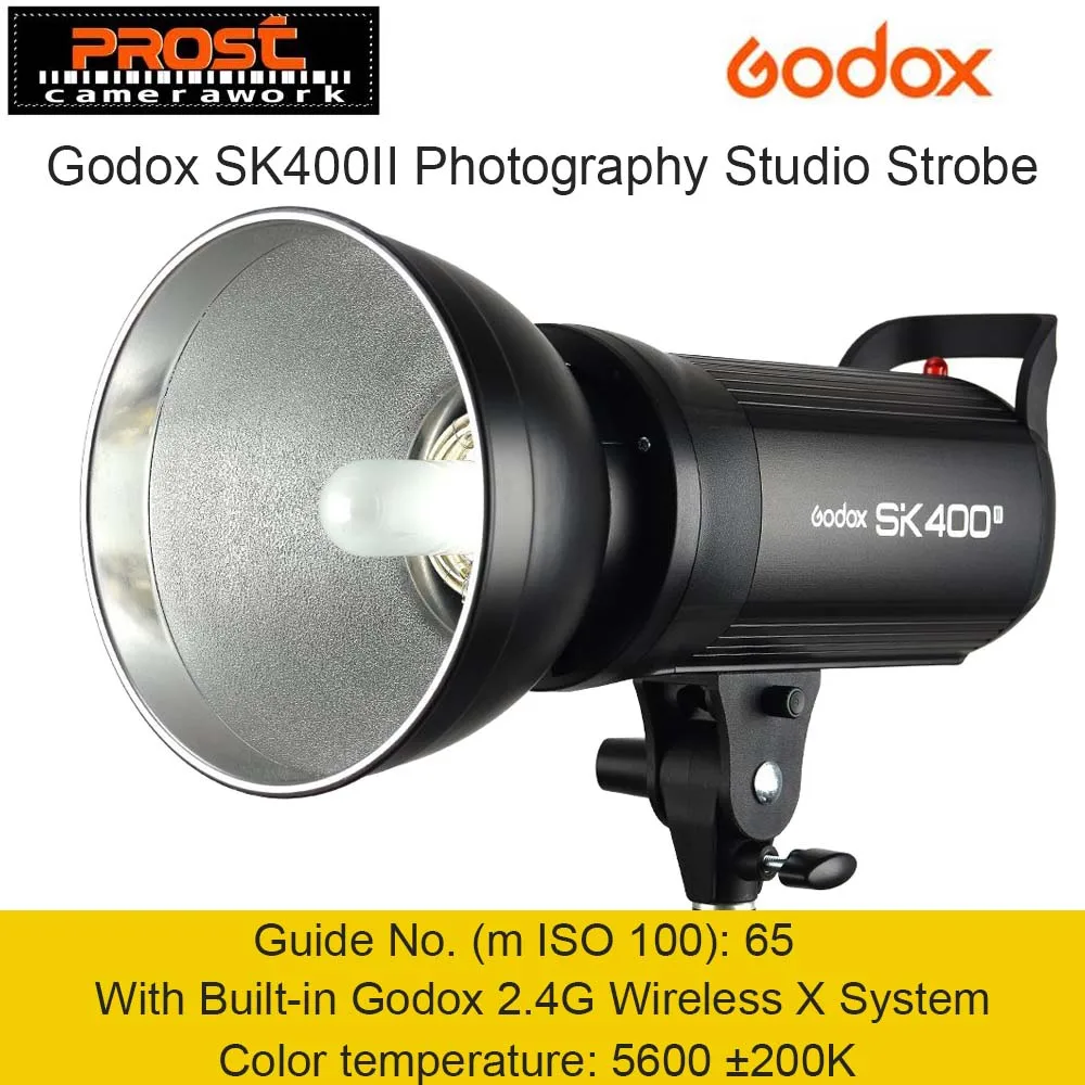 Godox SK400II 400W 400WS GN65 профессиональная студийная вспышка светильник мерцающий светильник ing со встроенной системой Godox 2,4G Беспроводной X Системы