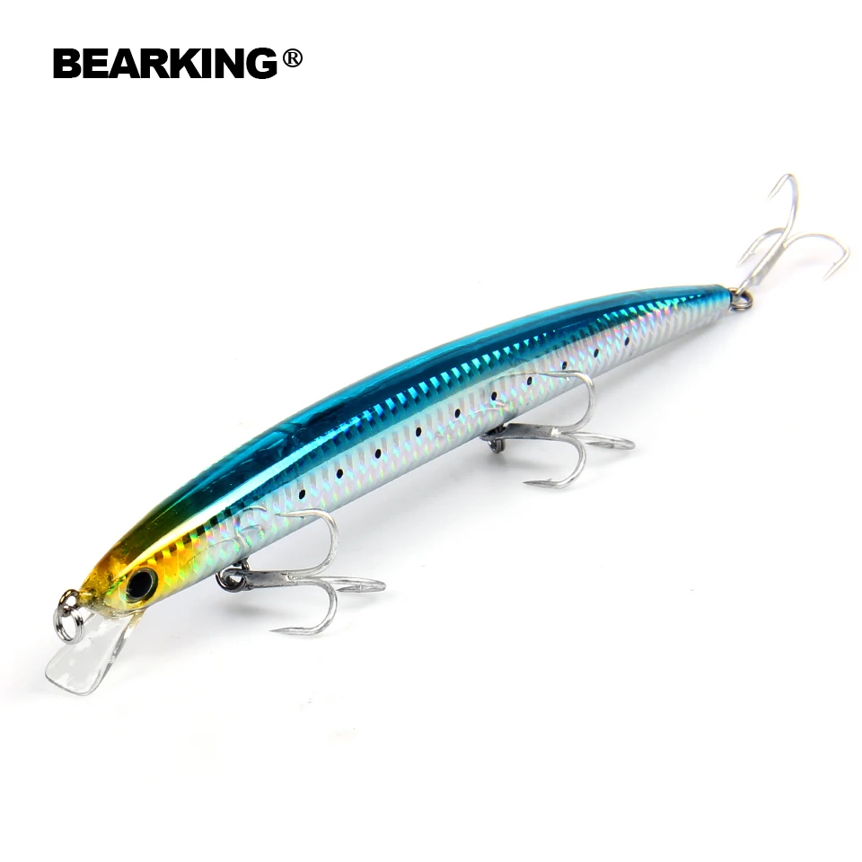 

14cm16g Bearking New 1PC New Arrival Hot Sale Minnow Hard Fishing Lure Bait 2017 hot Fishing Tackle Artificial Lures Bait