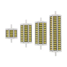 1 шт. 10 Вт 20 Вт 25 Вт 30 Вт R7S светодиодный светильник 78 мм 118 мм 135 мм 189 мм переменный ток 220 В SMD 5730 лампа заменяет галогенный светильник прожектор светильник ing