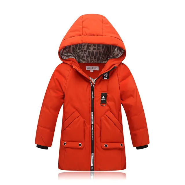 Boys Winter Jackets Cotton padded Hooded Kids Outerwear age 4 5 6 7 8 9 10 years Children Outfit