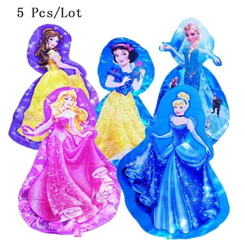 

princess balloon cartoon character balloons party supplies helium foil happy birthday cheap kids baby birthday party balloon
