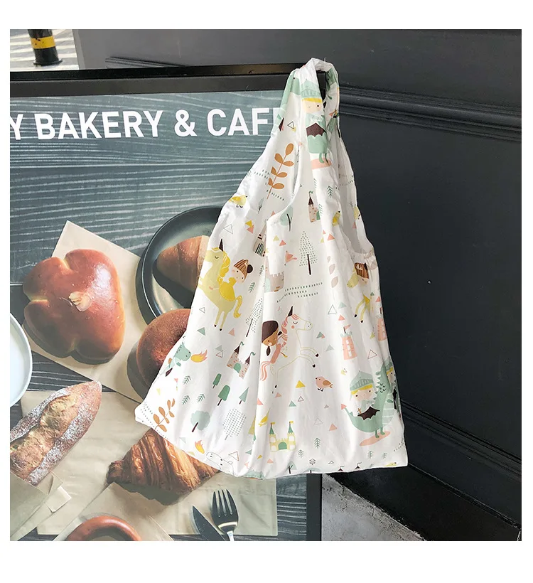 

New summer small fresh shopping bag Korean canvas bag cute girl Sen bag