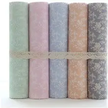 6 шт/40*50 см Хлопок Ткань Жир четверть набор для шитья DIY Лоскутная детская игрушка материал тильда