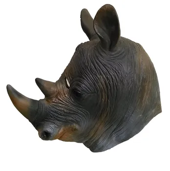 

2013 rhino Mask Whoot Aswesome promotion item Rubber Fancy Dress Chrismas Gift