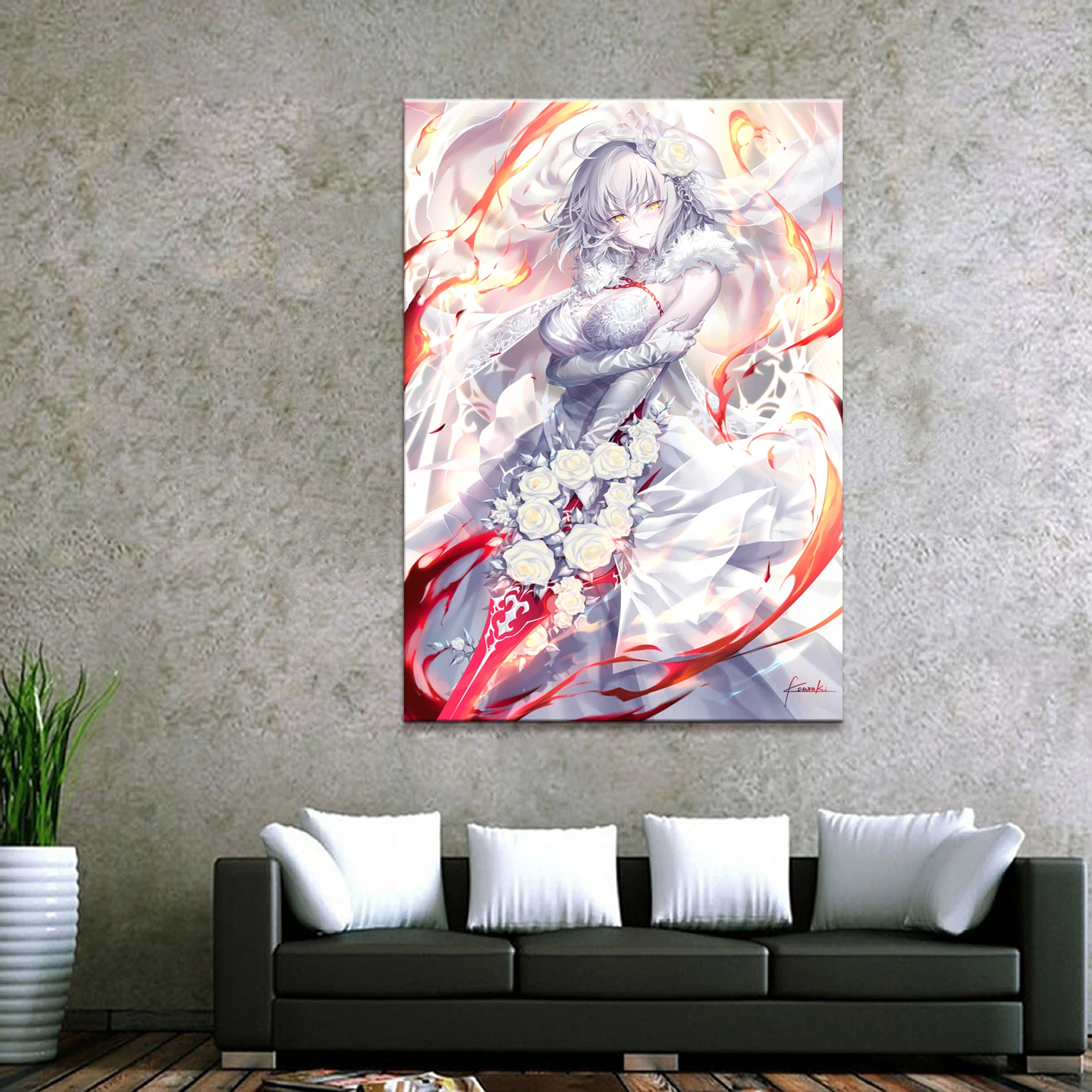 

Home Decor Canvas 1 Piece Cute Sexy Anime Fate Grand Order Art Posters and Prints Painting Home Decoration Wall Pictures Bedroom