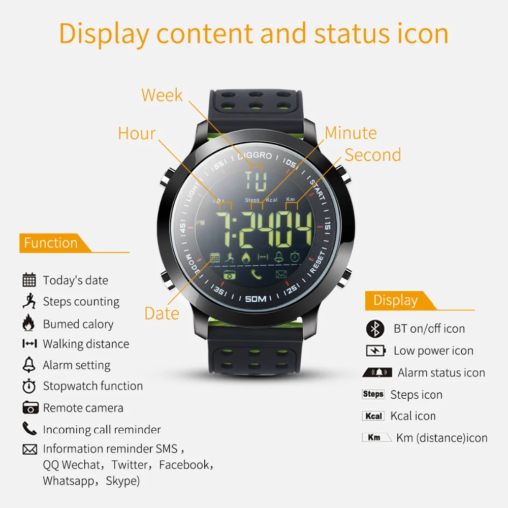ex18 smart watch user manual