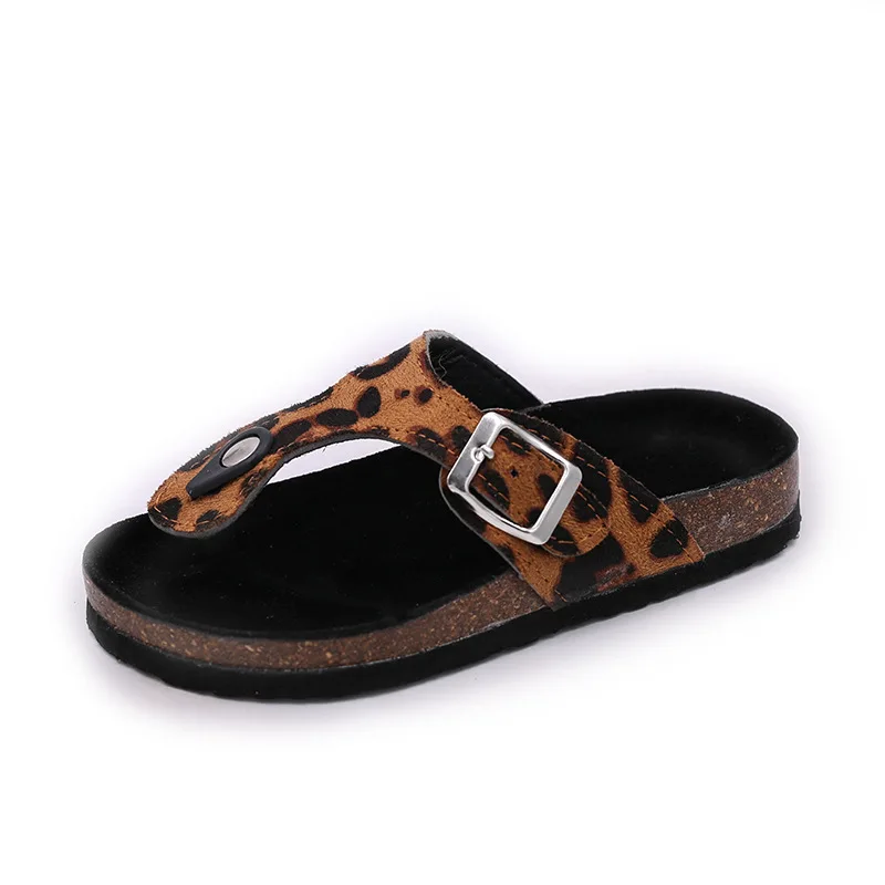 cute leopard sandals