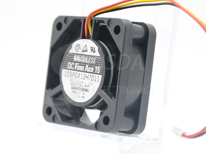 Для Sanyo 109P0412H7D11 40*40*15 мм 4015 40 DC 12V 0.13A ТВ набор осевой вентилятор охлаждения|cooling fan|tv