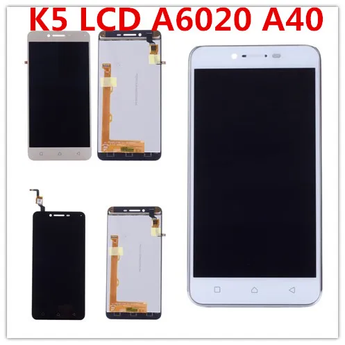 Цена Для lenovo K5 font b lcd b font сенсорный экран дигитайзер с рамкой для lenovo Vibe K5 ЖК дисплей A6020A40 A6020 A40 #4