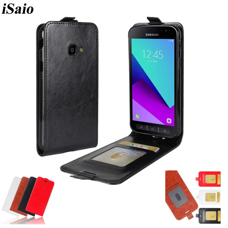 Чехол книжка для Samsung Galaxy Xcover 4 G390F вертикальный защитный чехол телефона из