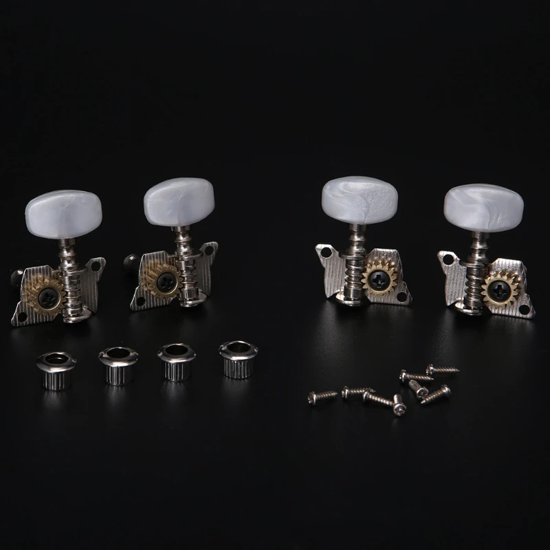 2R+2L Guitar Ukulele Tuning Pegs Button Strings Tuning Tuners Heads Accessories
2R+2L Guitar Ukulele Tuning Pegs Button Strings Tuning Tuners Heads Accessories