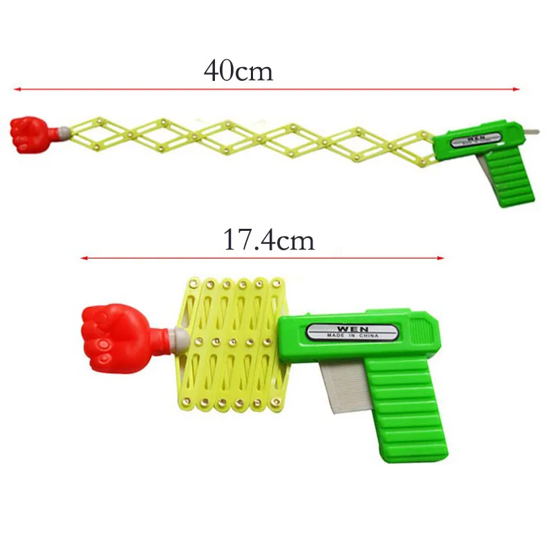 Classic children's toys Magic telescopic fist Funny entire toy gun