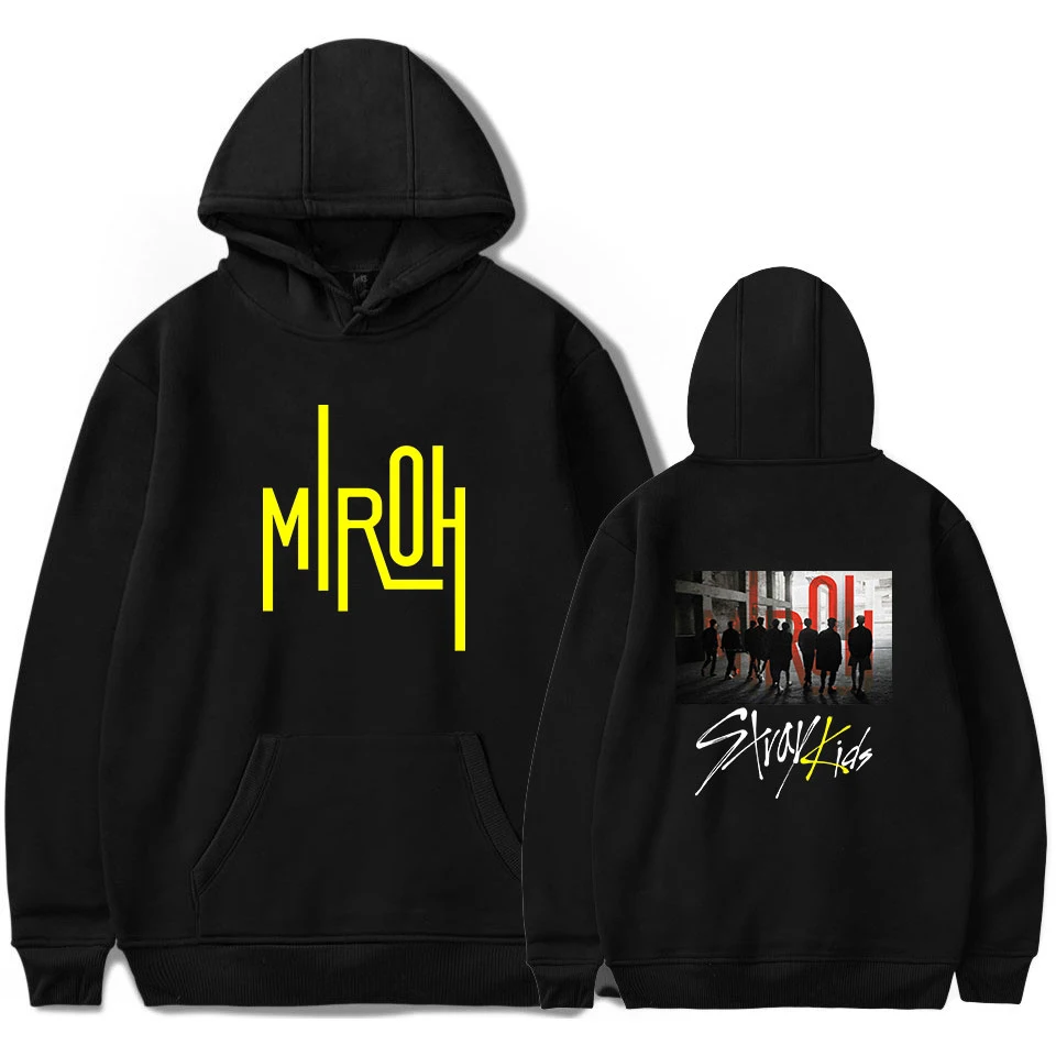 Kpop/Детская толстовка с капюшоном MIROH Уличная одежда Теплый спортивный костюм