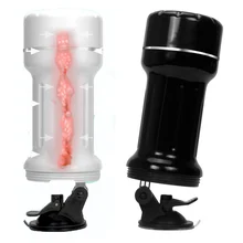 Handsfree Artificial Vagina Strong sucker Aircraft Cup Pocket Pussy Man Masturbators Toy,Adult Sex Product for men