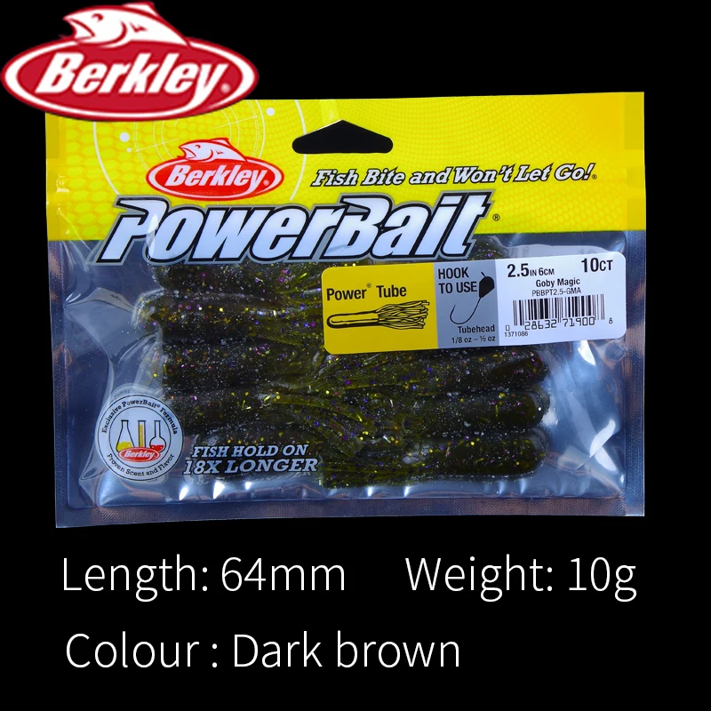 Berkley power Bait power Tube 2.5in 6 см " 10ct/лот червь Приманка Мягкая рыболовная приманка искусственная приманка для соленой воды Sandworm рыболовная приманка