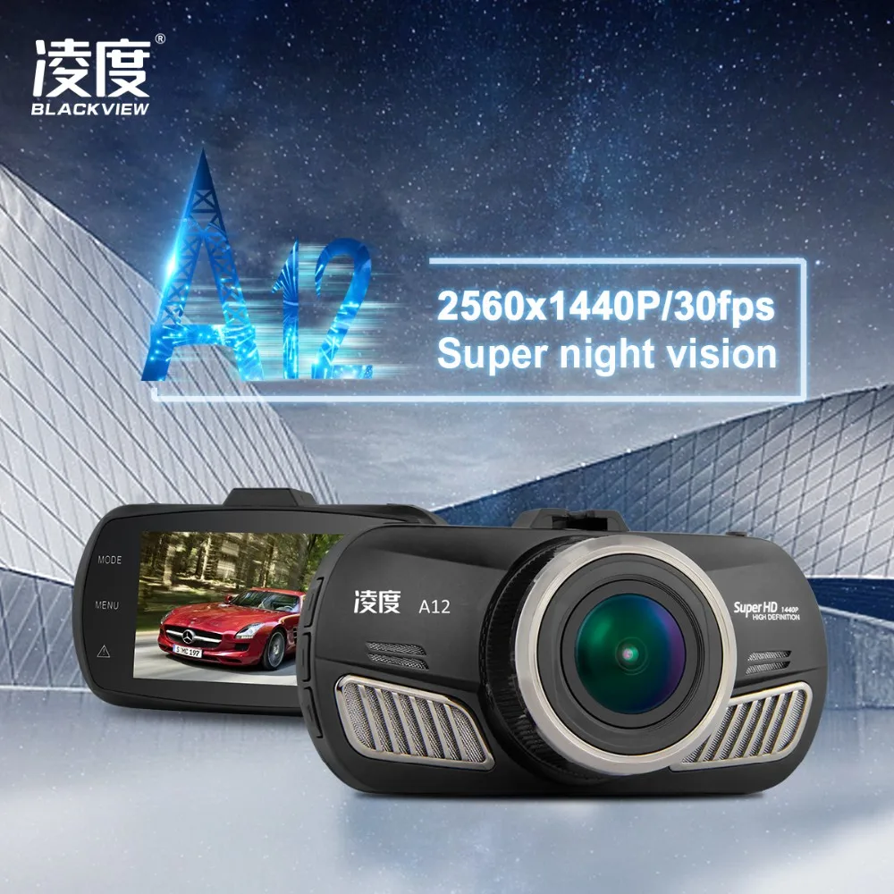 Blackview A12 Ambarella A12 Car DVR 2 7 Inch Dash Cam 5 0MP 170 Degree 1440p