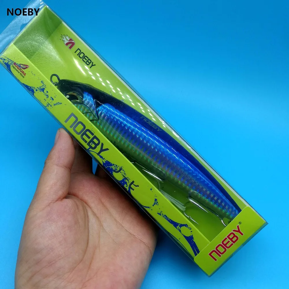 NOEBY NBL9494 160 мм/190 мм змееголов карандаш приманка жесткая VMC крюк воблер жесткие