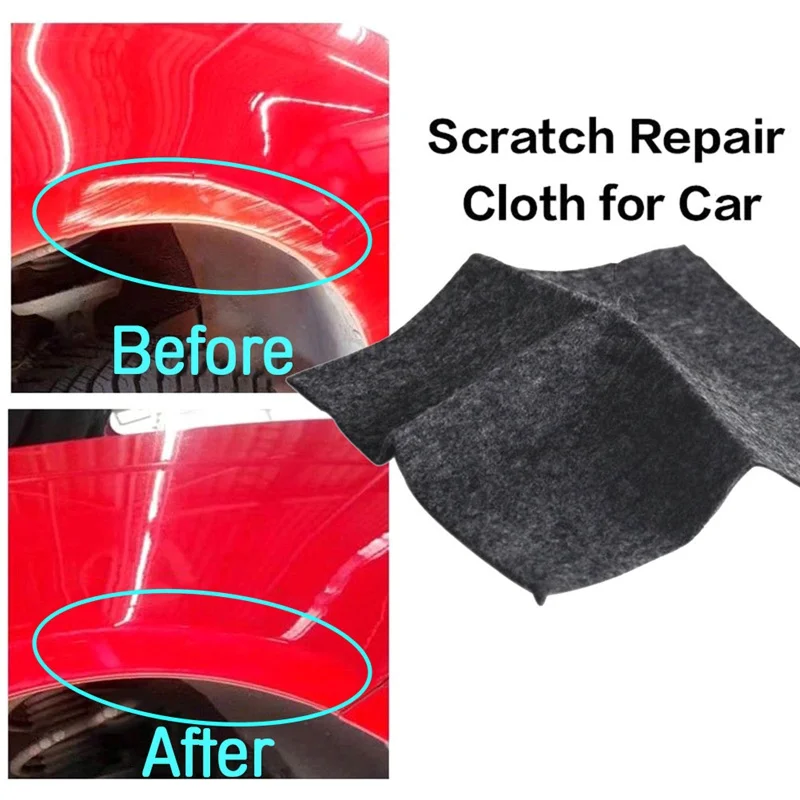 

20X10CM Scratch Repair Tool Cloth Material Surface Rags For Automobile Light Paint Scratches Remover Scuffs For Car Black