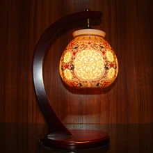 Фонарь Цзиндэчжэнь китайский фарфор Керамическая Настольная лампа винтажная декоративная прикроватная гостиная Свадебная настольная лампа