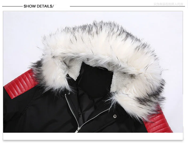 New Fashion Winter Jacket Men Warm Thicken Parka With Fur Hooded Collar Men Windbreak Down Jackets And Coats Size M-3XL (5)
