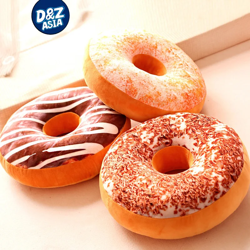 الكعك الخبز وسادة أفخم لعب liftlike مكتب أريكة جميلة الأرداف وظيفة وسادة الإبداعية هدية عيد