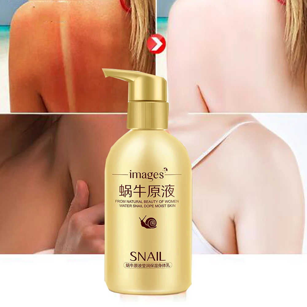 

IMAGES Snail Extract Body Creams Lotion Moisturizing Cream Body Moisturizer for Dry Skin and Rough Whiteing Anti-Aging 250ml