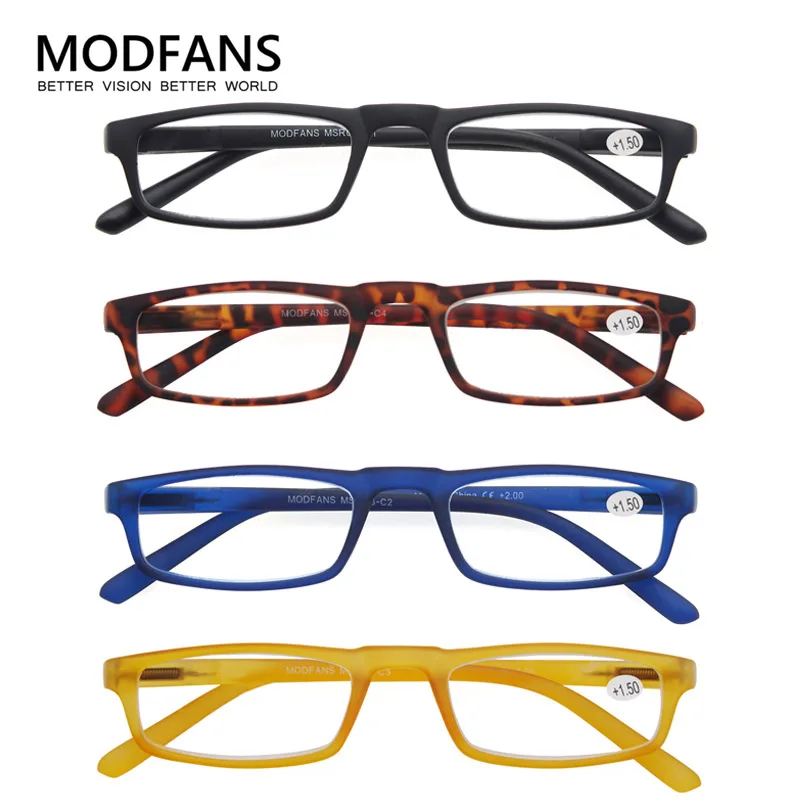 Reading Glasses Women Men Rectangular Ultralight Frame Small Readers Eyeglasses High Quality Spring Hinge with Diopter +1.0~+4.0