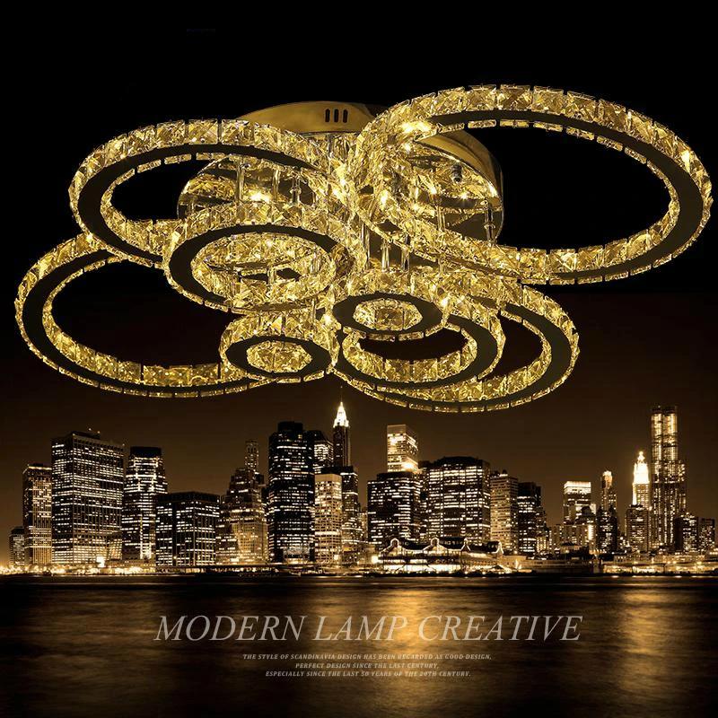 

Modern LED crystal Ceiling Lights nordic illumination home fixtures living room lamps novelty luminaires room Ceiling lighting