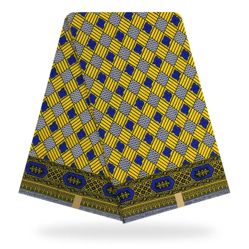 

High Quality African Dutch African Real Guaranteed Dutch Wax 6Yards/Lot For Women Dress ! L61756