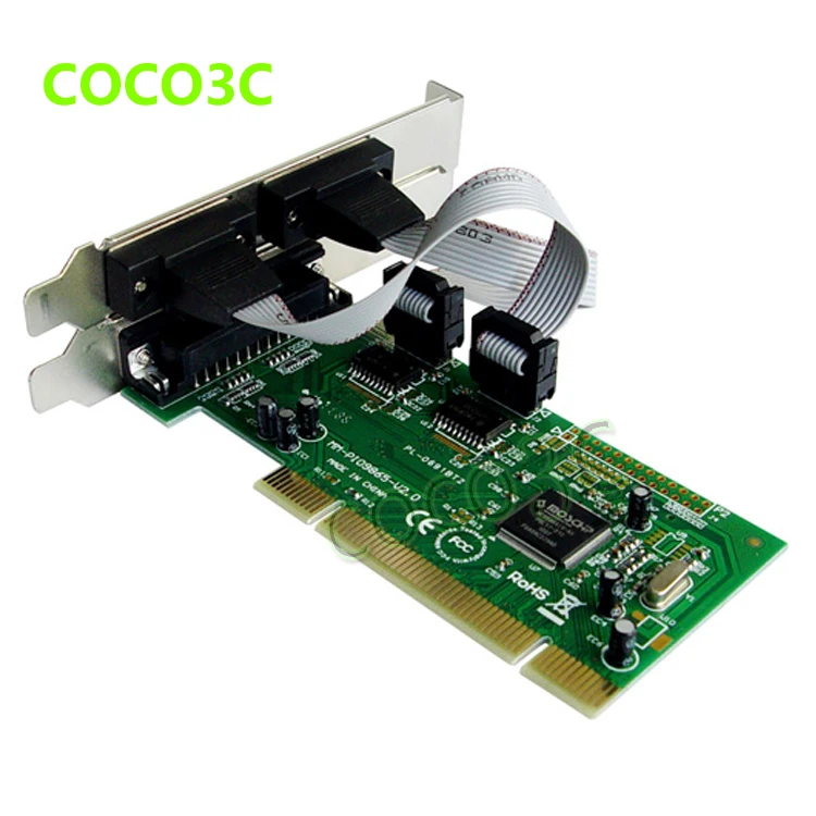 Комбинированный 2 серийный + 1 параллельный контроллер IEEE 1284 PCI плата RS 232 com