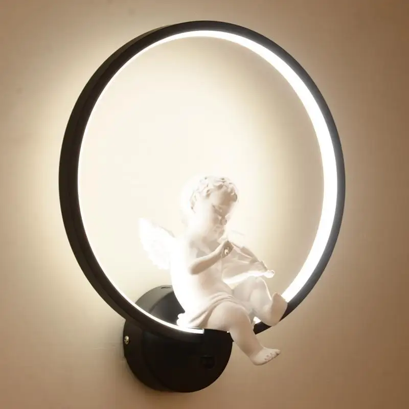 Ванная комната Светильник росписи Interieur Lampara Arandela Wandlamp аппликация Murale