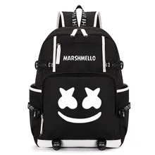 DIMOM DJ классный шлем школьные сумки для подростков мальчиков девочек Мужская мода путешествия водонепроницаемый ноутбук Рюкзак Bookbag