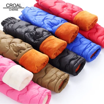 

CROAL CHERIE Winter Pants For Kids Thick Long Pants Fleece Velvet Pants Children Warm Trousers Legging Baby Girls Clothing