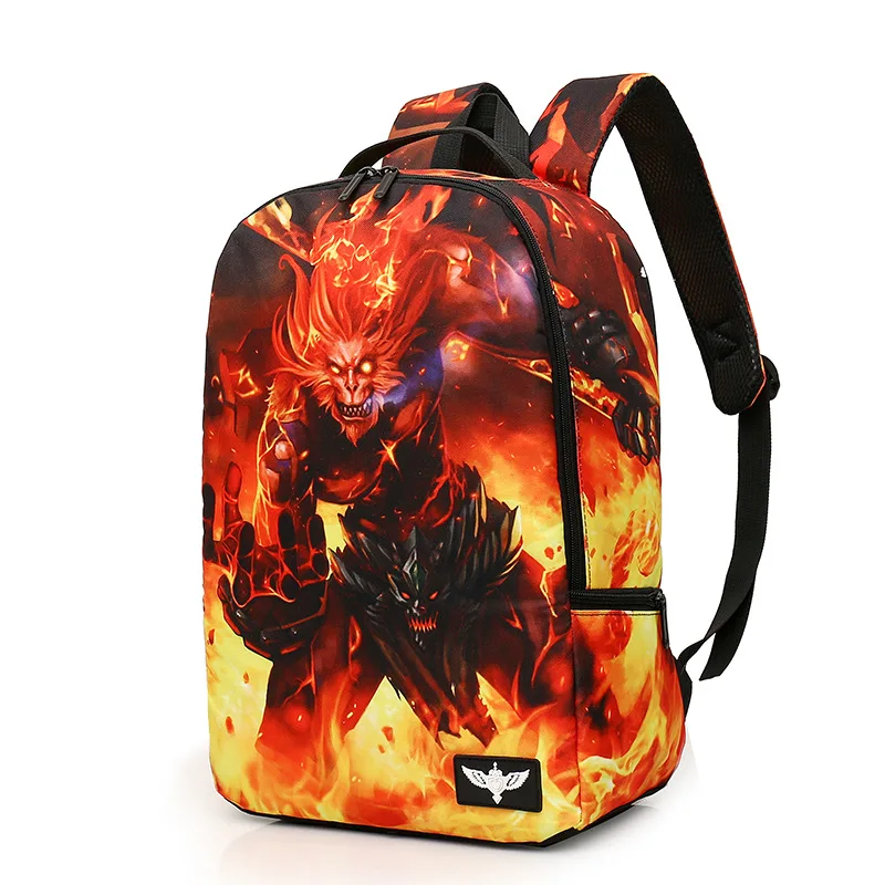 

WeGang Men Backpack Light Comfort LOL League of Legends Backpack for 15 Inch Laptop Breathable Rucksack Mochila School Bag D072