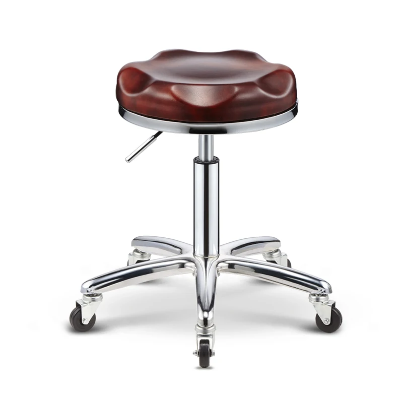 

Beauty Stool Barber Shop Chair Rotary Lifting Round Stool Hairdressing Work Bench Pulley Nail Bench Beauty Salon Dedicated