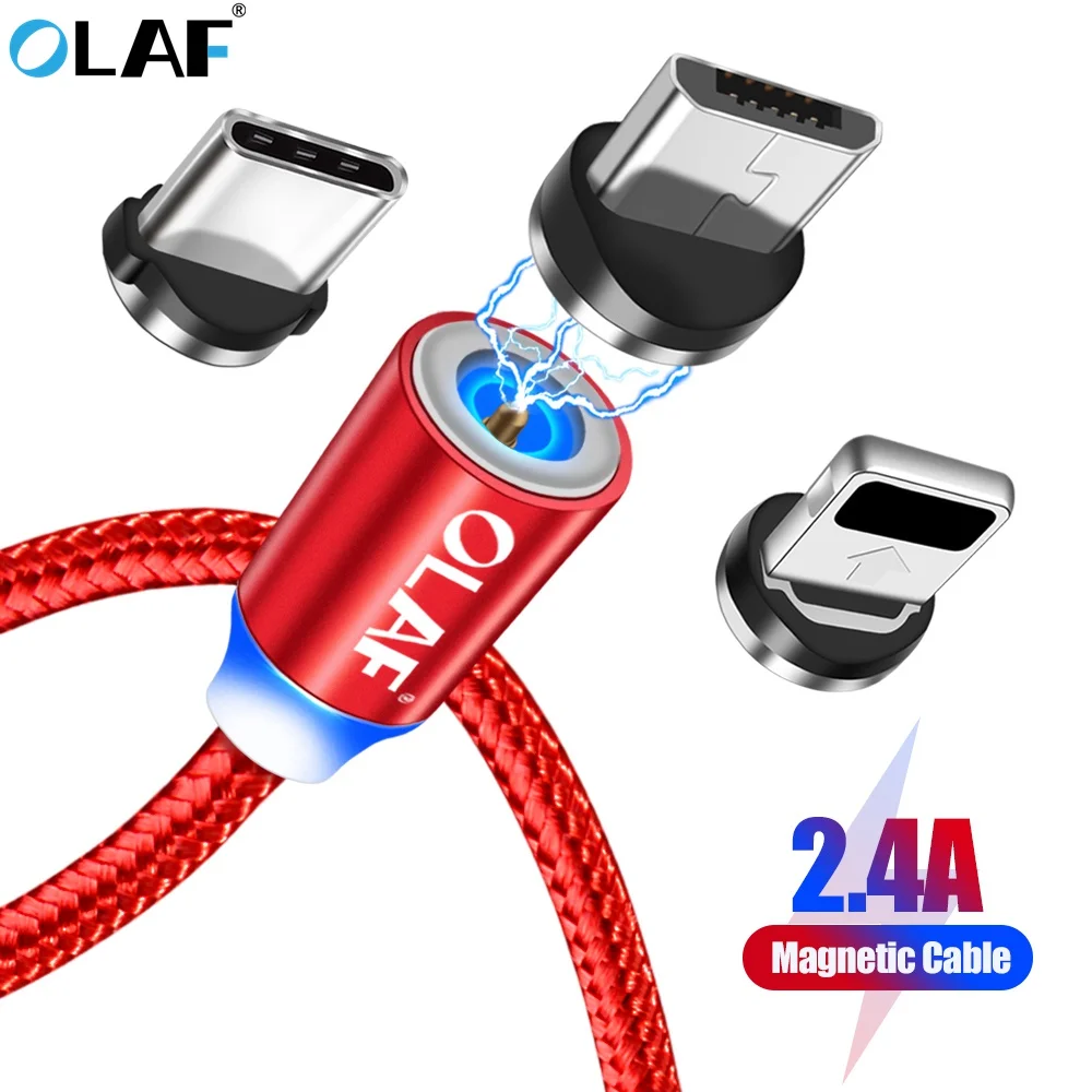 

1M Magnetic Micro USB Cable USB Type C Cable USB C Magnet Charger Cable For iphone XS max Samsung S9 magnetic charging cable