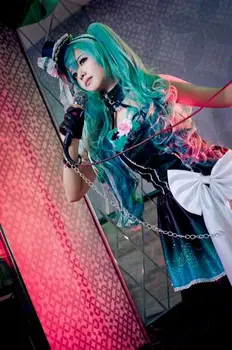 

VOCALOID Hatsune Miku the Queen of the Night cos Dress Cosplay Costume