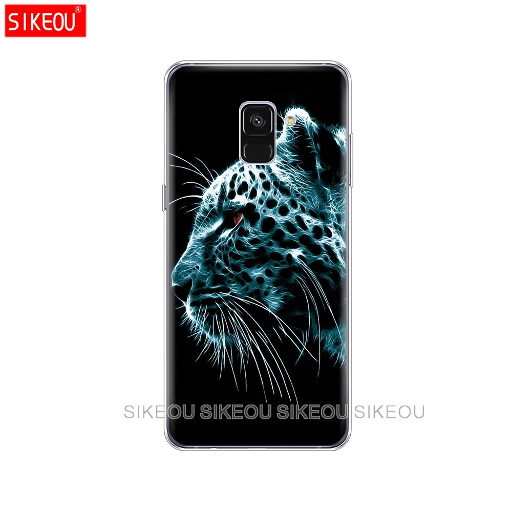 Силиконовый чехол для телефона Samsung Galaxy A6 A8 2018 A3 A310 A5 A510 A7 2016 2017 Тигр
