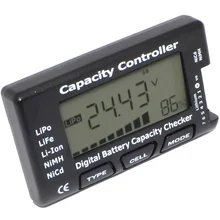 RC CellMeter-7 Digital lipo battery capacity checker for RC helicopter Li-ion NiMH Nicd