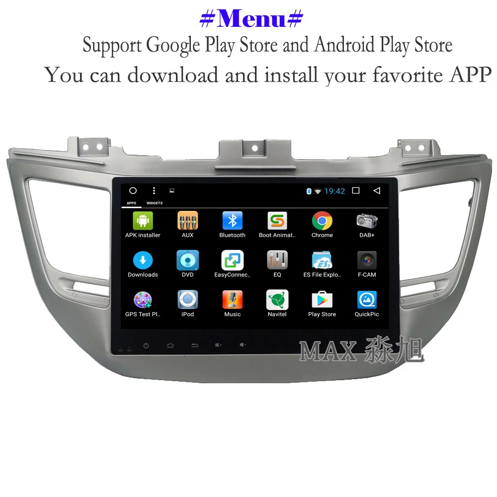 MAX Android 8.1.0 автомобильный dvd плеер для Hyundai Tucson 2015 2016 2017 радиоприемник RDS BT 4G WiFi SWC GPS