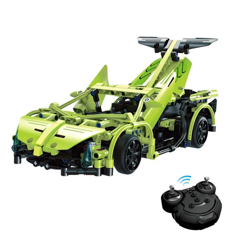 

CADA 453pcs Technic Series RC Car Building Blocks Remote Control Sportscar Racer Cars Enlighten Bricks Toy For Kids fit Legoing