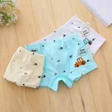 10 шт./лот Мальчики мультфильм боксер Детское нижнее белье из хлопка для мальчиков с мультяшным автомобилем, брюки Детские Печатные Нижнее белье YFP36