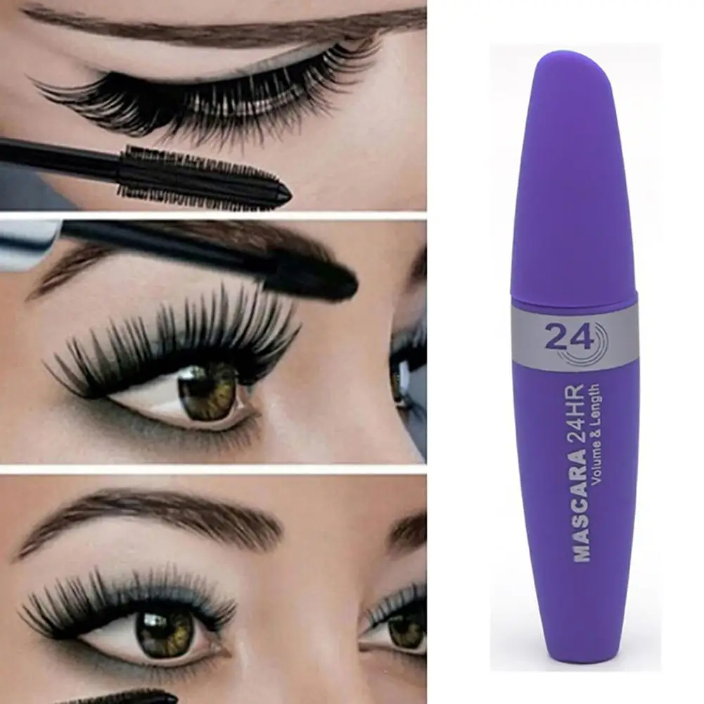 

HOT Women Eyelashes Brush Long Lasting Thick Curly Mascara Cosmetics Makeup Tool