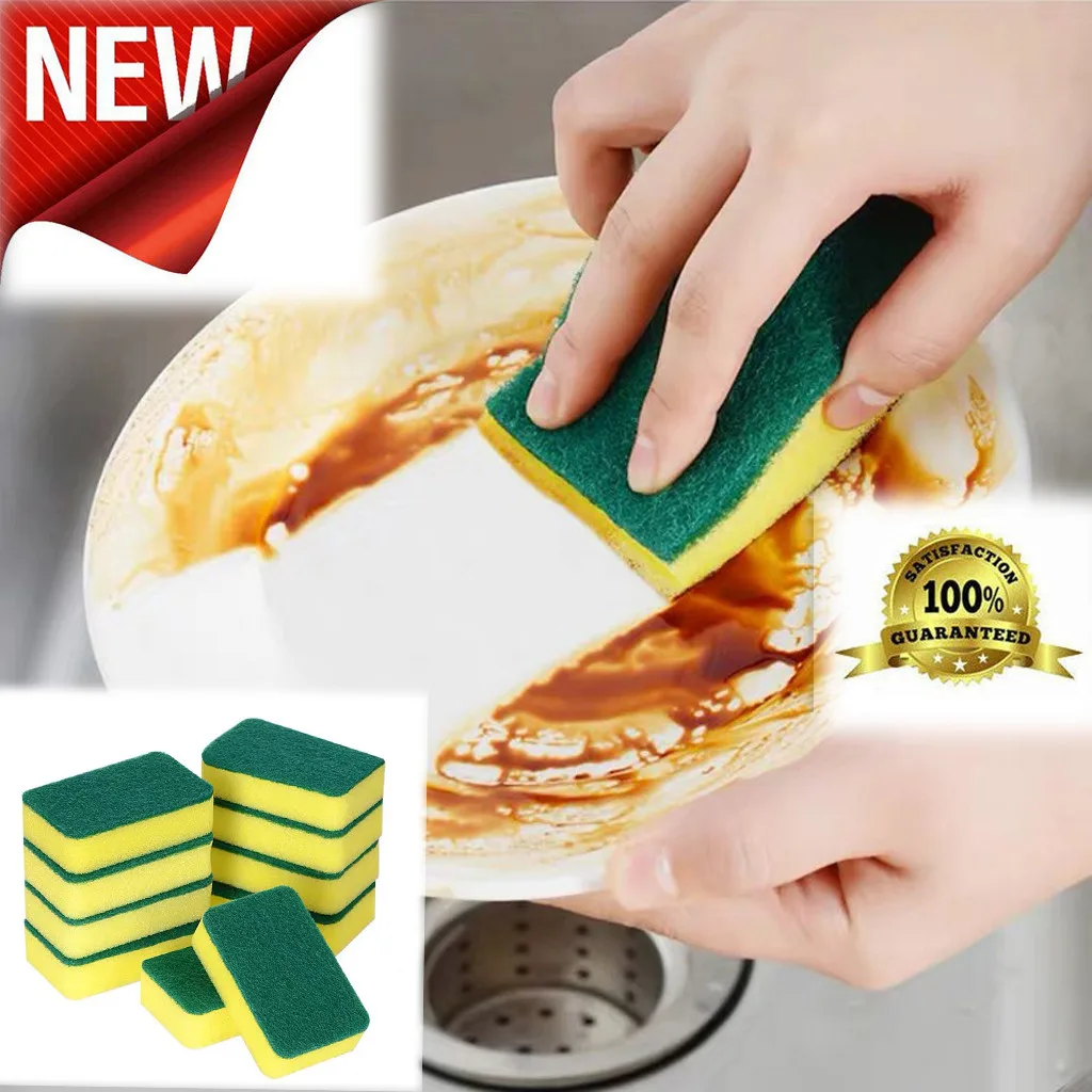 

Kitchen Cleaning Tools 14pcs Multi-Purpose Magic Sponge For Washing Dishes Scouring Pads Non-Scratch Kitchenware Cleaning Sponge