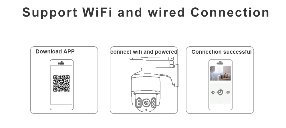 Neye 4k 8MP HD Wifi IP Camera Outdoor 5X Digital Zoom AI Human Detect Wireless Camera H.265 P2P ONVIF Audio Security CCTV Camera