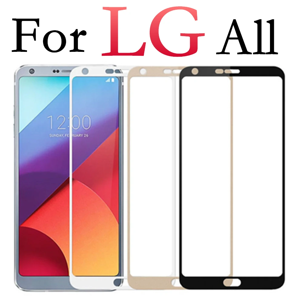 

on the for lg g7 screen protector g6 glass for lg q6 film k4 2017 tempered glas k8 2016 k10 2018 k7 4g protect v20 30 protection