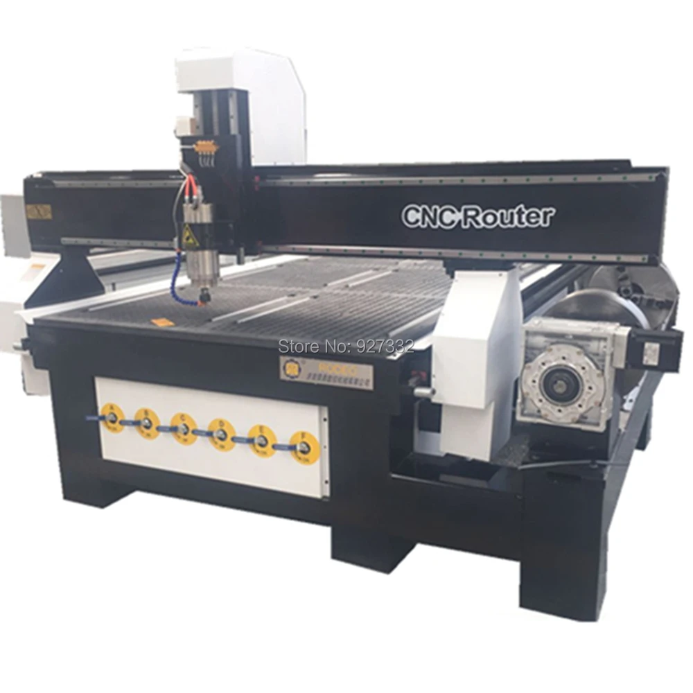 

Multi Function 4 Axis 1325 Cnc Router With Rotary 3d cnc Wood Milling Machine 4x8 ft Mach3 cnc woodworking machine