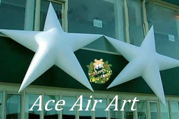 

Giant Beautiful Five-pointed Inflatable Star Pentagram 2m Diameter with Fan For Jordin Sparks Music Show